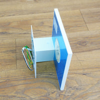 7-Inch Square Puzzle LED Wall Sconce in White