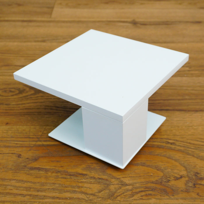 7-Inch Square Puzzle LED Wall Sconce in White