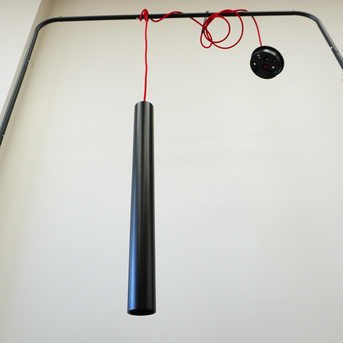 3 x 23-Inch Special A-Tube Pendant Light in Black