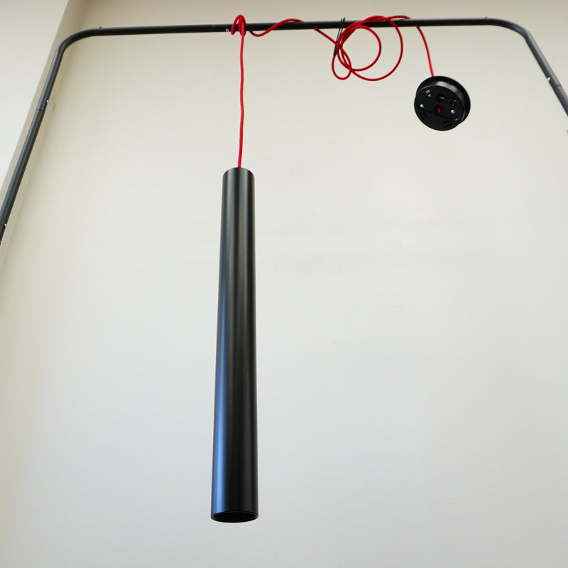 3 x 23-Inch Special A-Tube Pendant Light in Black