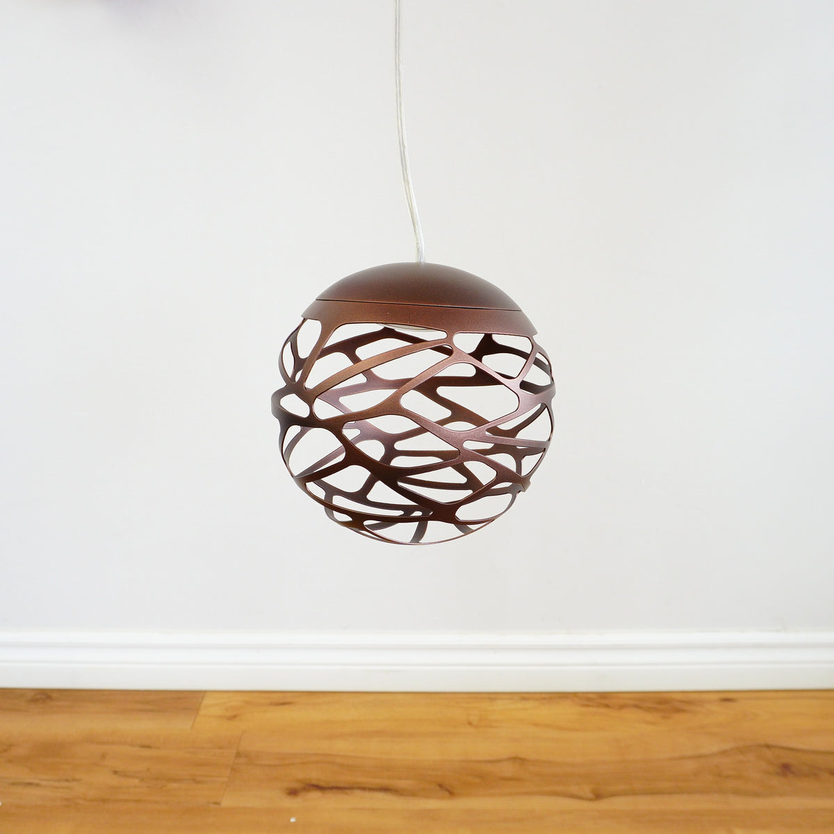 7-Inch Diameter LED Pendant Light in Dark Bronze Kelly Cluster
