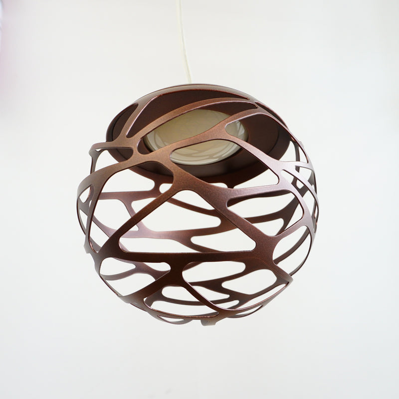 7-Inch Diameter LED Pendant Light in Dark Bronze Kelly Cluster