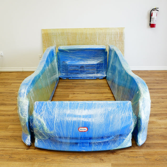 50 x 92 x 27-Inch – Blue Car-Themed Children’s Bed Frame
