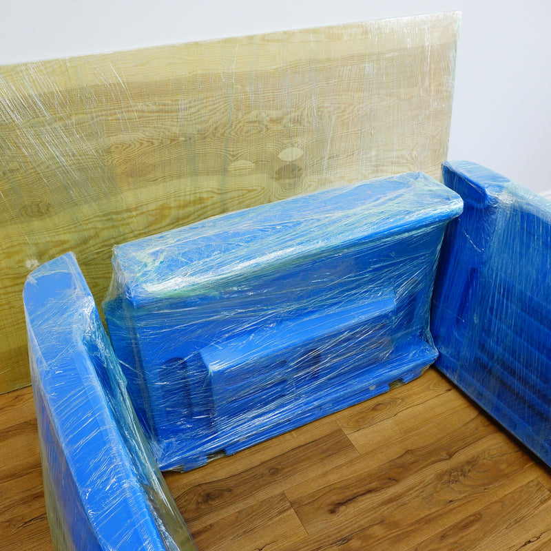 50 x 92 x 27-Inch – Blue Car-Themed Children’s Bed Frame