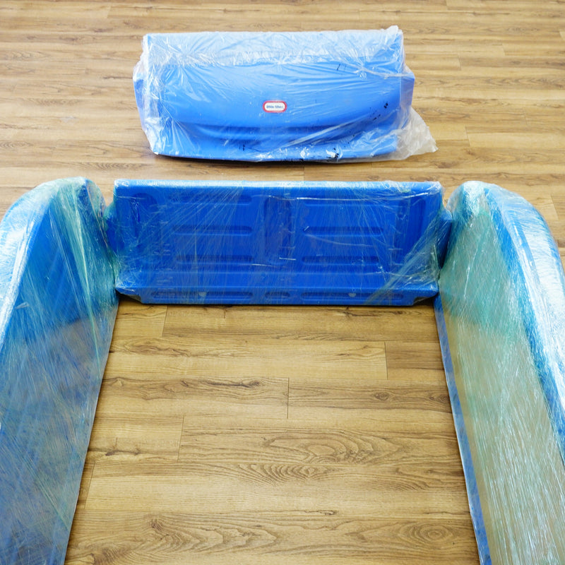 50 x 92 x 27-Inch – Blue Car-Themed Children’s Bed Frame