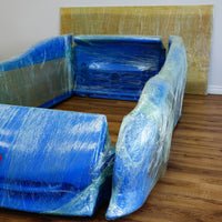 50 x 92 x 27-Inch – Blue Car-Themed Children’s Bed Frame