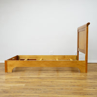 42 x 78 x 29-Inch – Light Wood Slatted Bed Frame