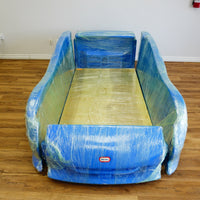 50 x 92 x 27-Inch – Blue Car-Themed Children’s Bed Frame