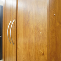 Wardrobe – 30-Inch Wide, 4 Adjustable Shelves, Chrome Handles