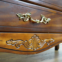 Vintage Wooden Dining Buffet with Cabinets and Drawers – 60x16x30-Inch