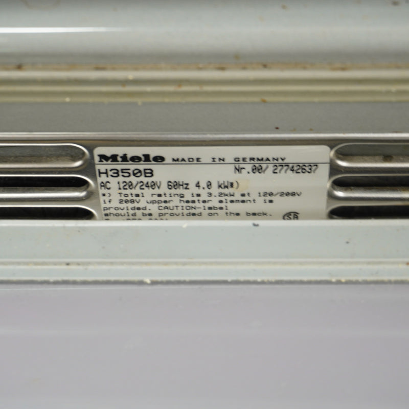 Wall Oven – Miele H350B, 23.5-Inch Wide