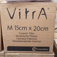 Wall Tiles – Vitra Cream Ceramic, 8x6-Inch, 33pcs/box