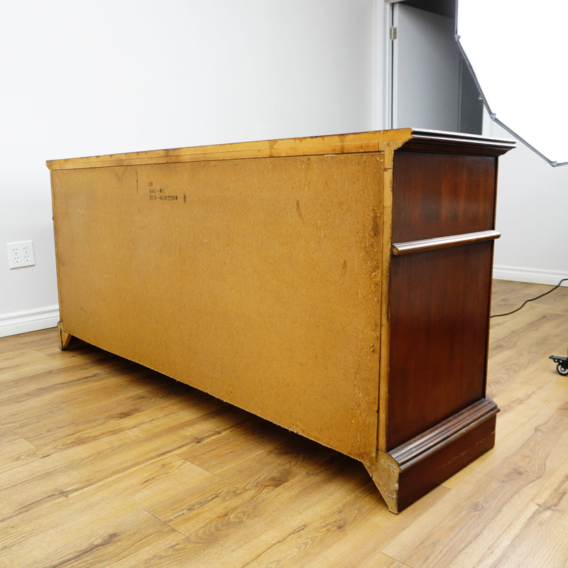 66x19x30-Inch Classic Wooden Dresser with 7 Drawers – Brass Handles