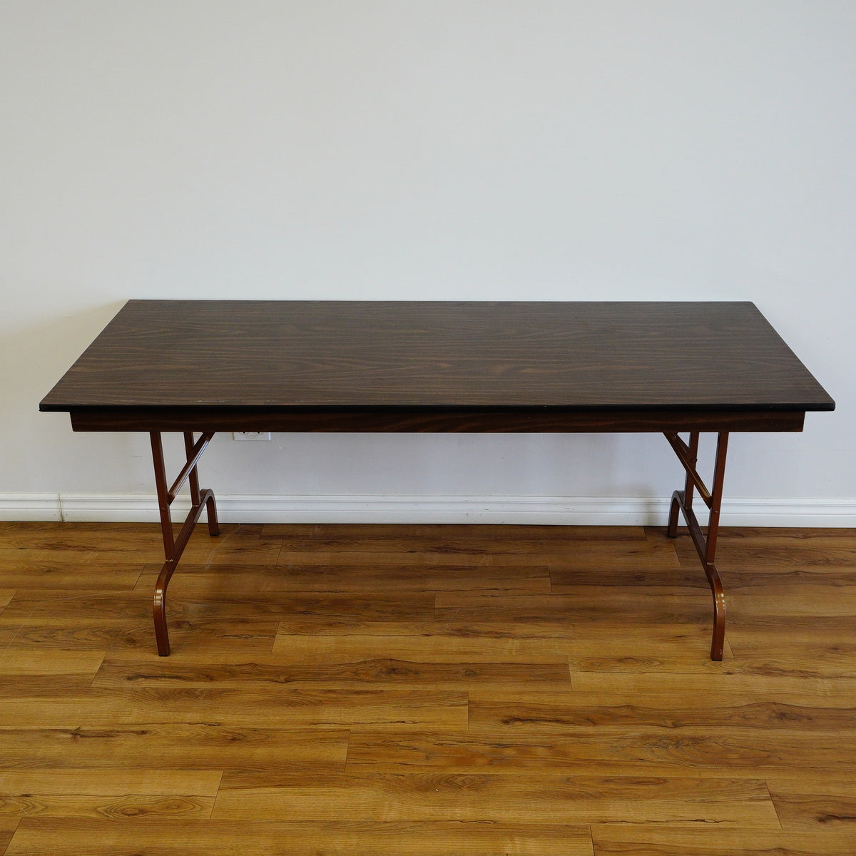 72x30x30-Inch Folding Table – Wood Top & Metal Legs