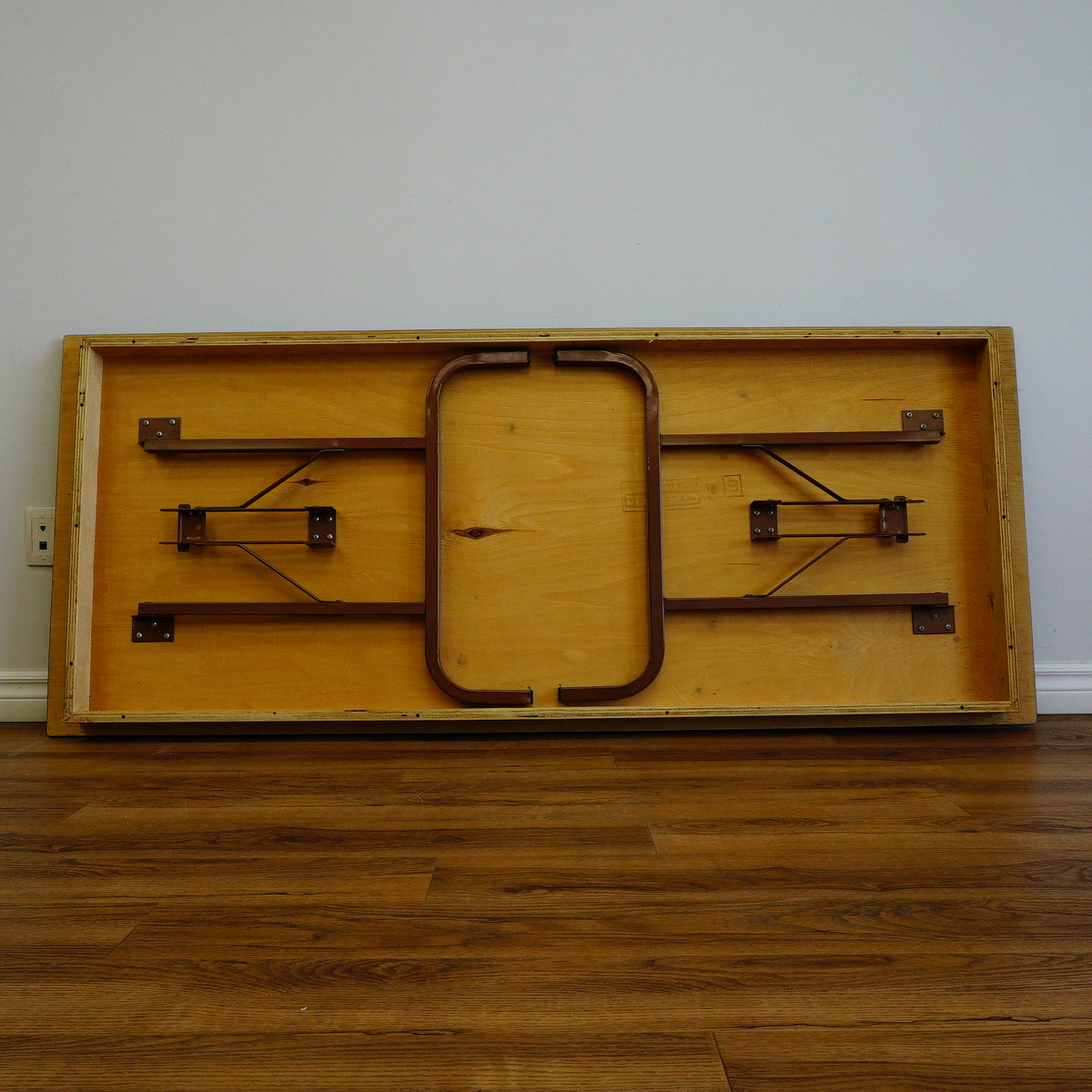 72x30x30-Inch Folding Table – Wood Top & Metal Legs