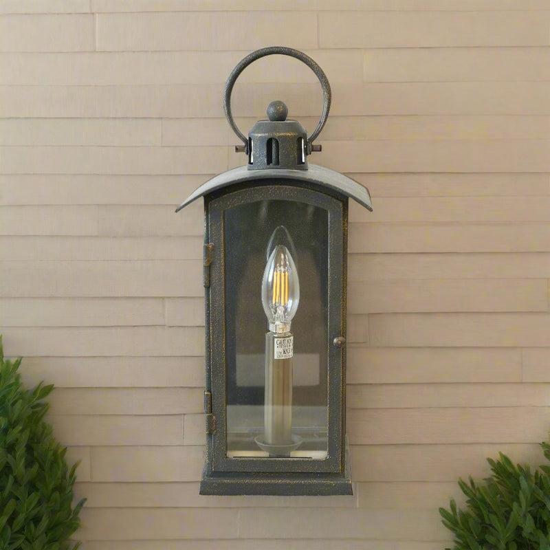 Classic Lantern Styled 1-Light Outdoor Wall Sconce