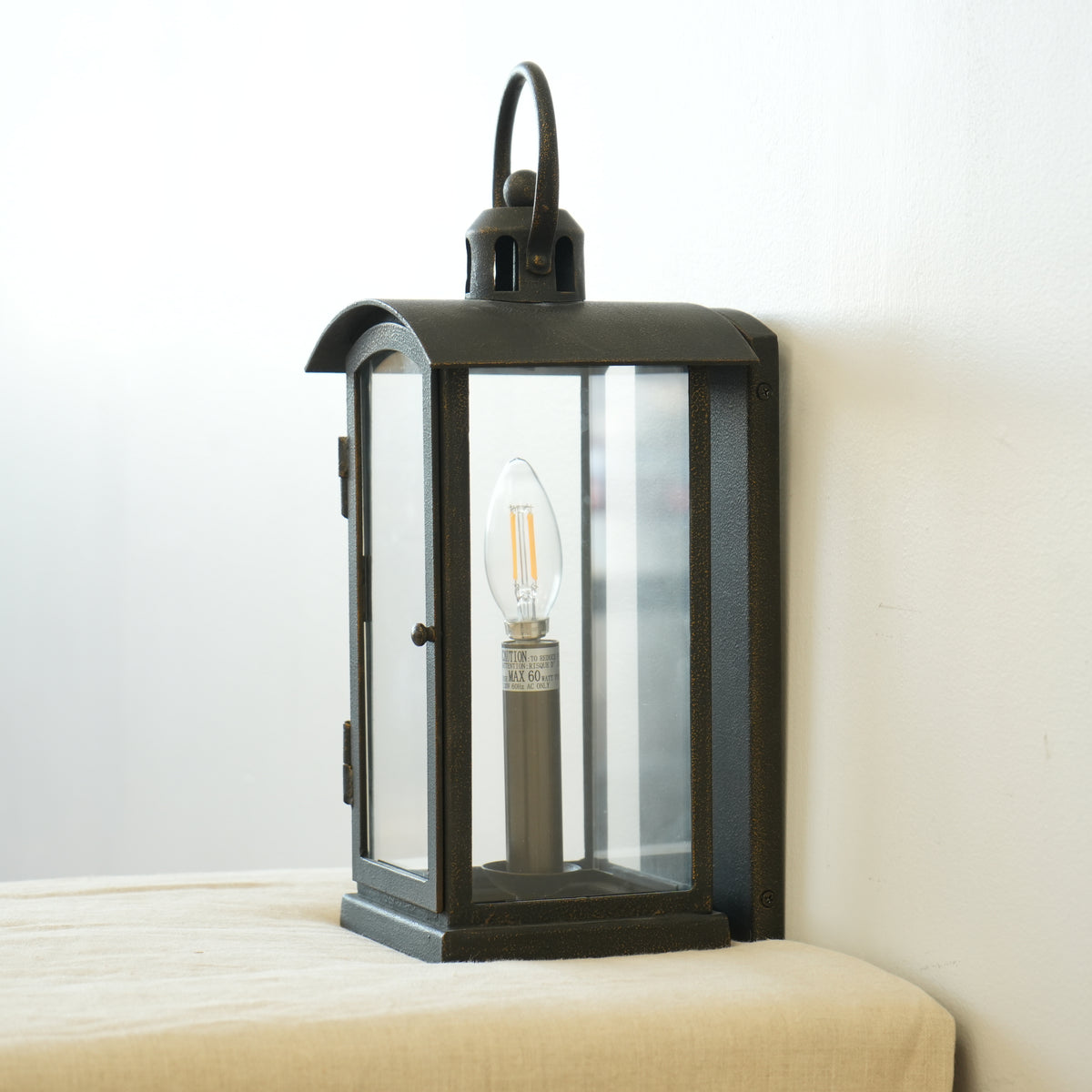 Classic Lantern Styled 1-Light Outdoor Wall Sconce