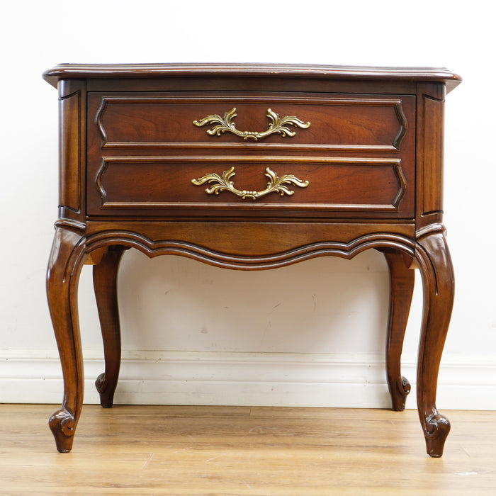 24x26x23-Inch Single‑Drawer Side Table – Double‑Handle Design