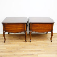 24x26x23-Inch Single‑Drawer Side Table – Double‑Handle Design