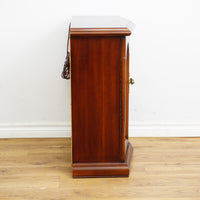 24x14x31-Inch Compact Lighted Curio Cabinet – Glass Shelving