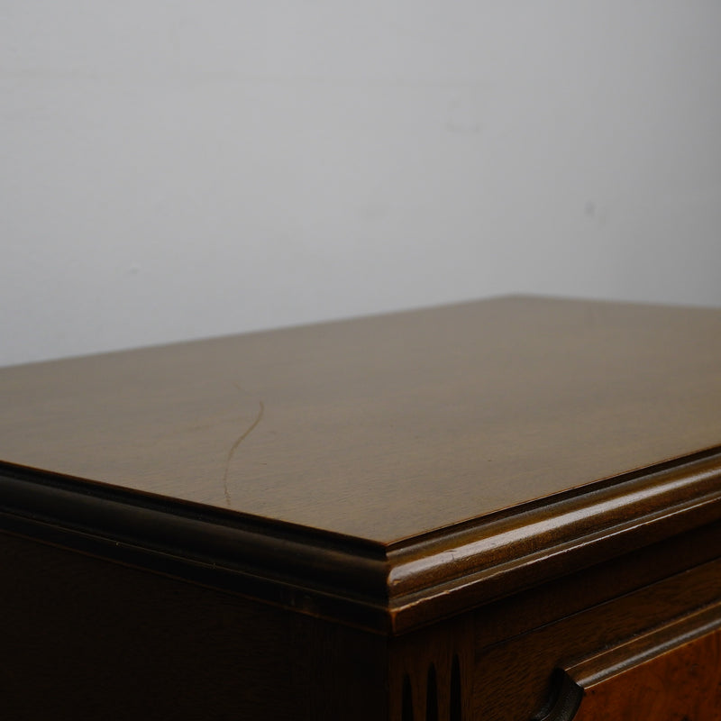 22x15x24-Inch Wood End Table – Single Drawer & Lower Shelf