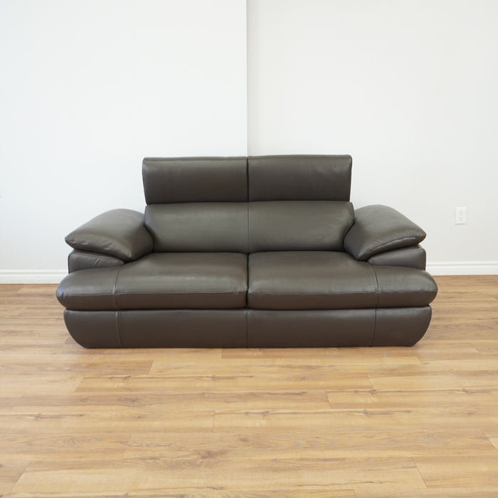 Monza II Leather 2-Seater Sofa in Dark Brown