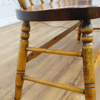 48x17x30-Inch Cinnamon 2‑Seater Hardwood Bench