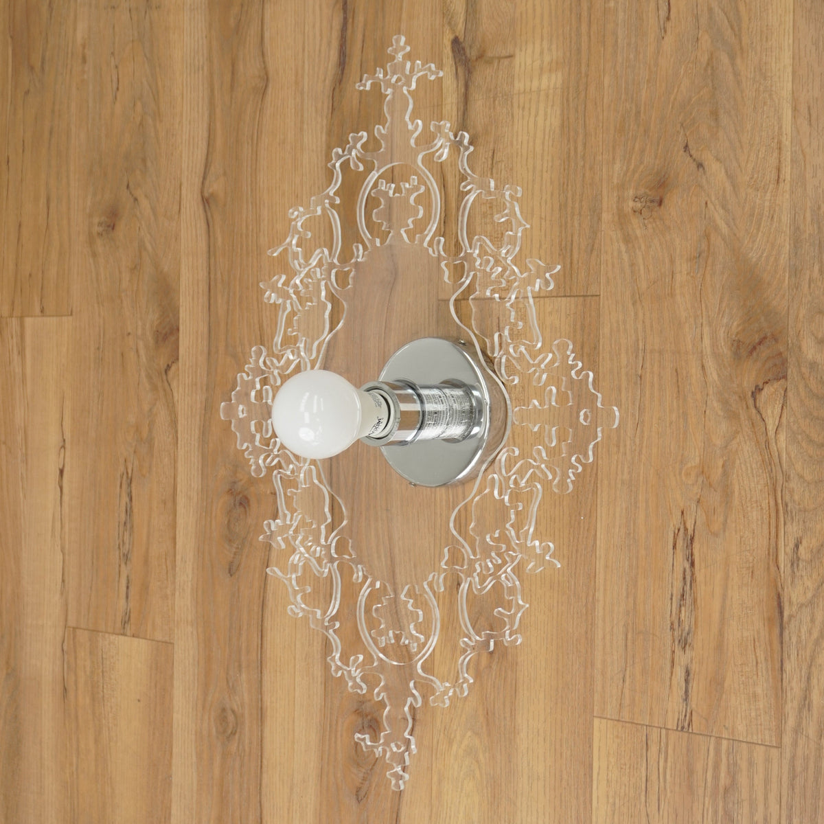 Royal 1-Light Wall Sconce in Transparent