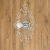 Royal 1-Light Wall Sconce in Transparent