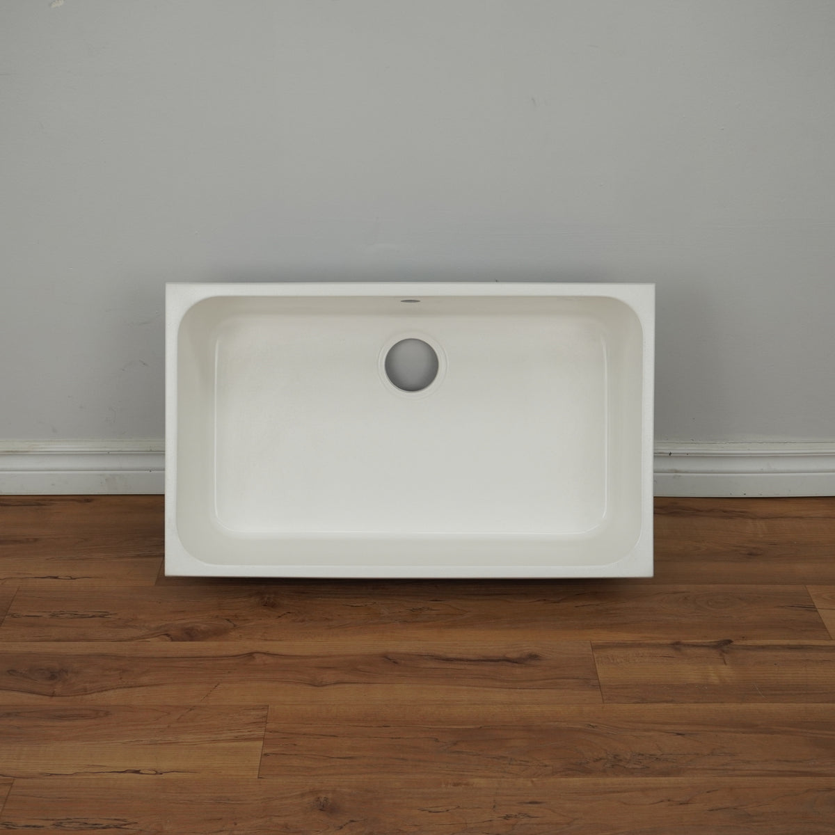 30-inch Acrylic Drop-in Sink in Matte White