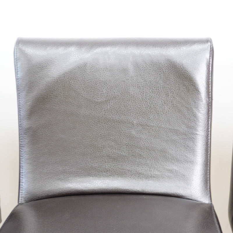 19x21x42-Inch – Black Leather Upholstered Bar Stool – High Backrest