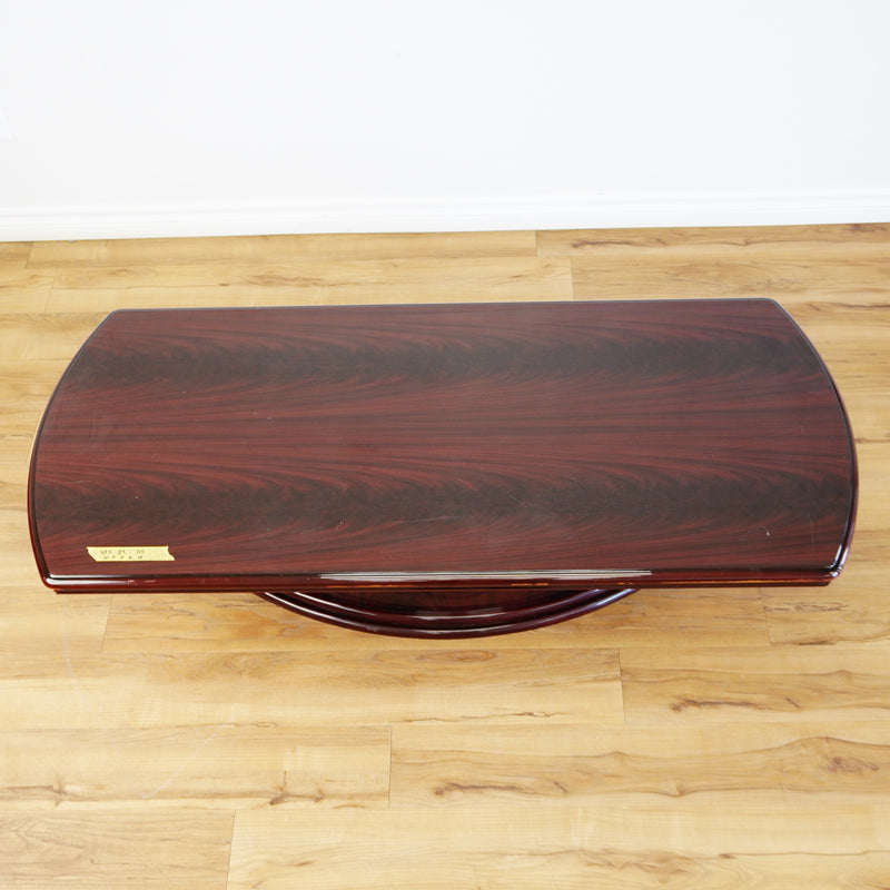 54x24x16-Inch – Dark Wood Coffee Table in Gloss Finish
