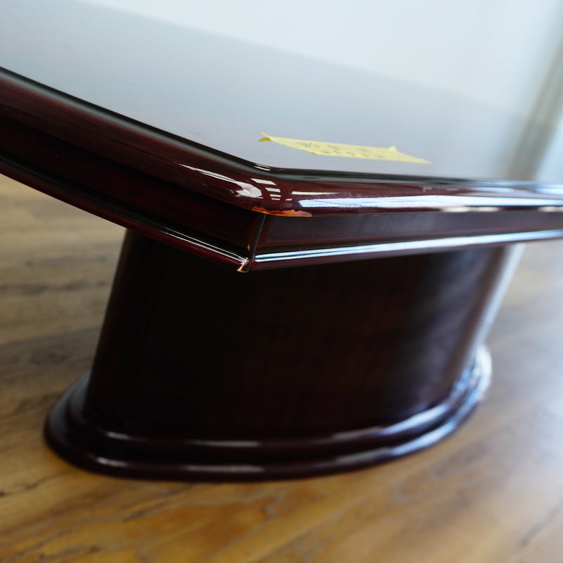 54x24x16-Inch – Dark Wood Coffee Table in Gloss Finish