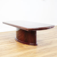 54x24x16-Inch – Dark Wood Coffee Table in Gloss Finish