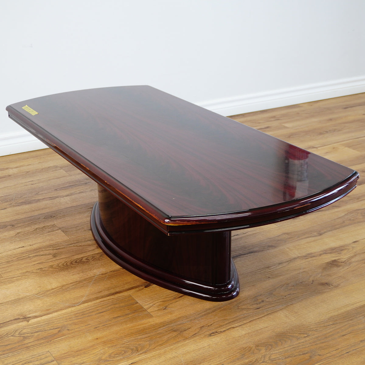 54x24x16-Inch – Dark Wood Coffee Table in Gloss Finish
