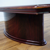 54x24x16-Inch – Dark Wood Coffee Table in Gloss Finish