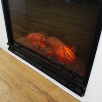 63x14x45-Inch White Fireplace Mantel w/ Realflame 1400W Electric Insert