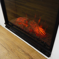 63x14x45-Inch White Fireplace Mantel w/ Realflame 1400W Electric Insert