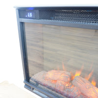 63x14x45-Inch White Fireplace Mantel w/ Realflame 1400W Electric Insert