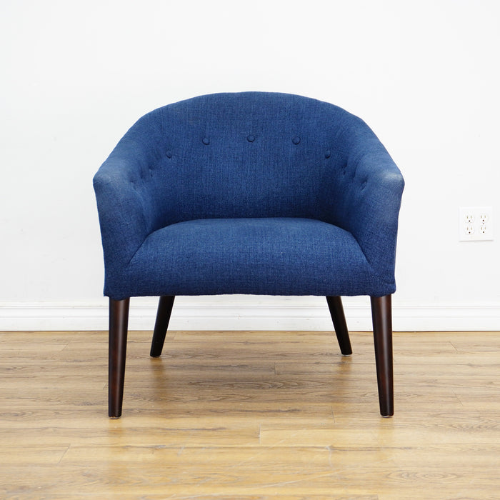 Blue Denim Club Armchair