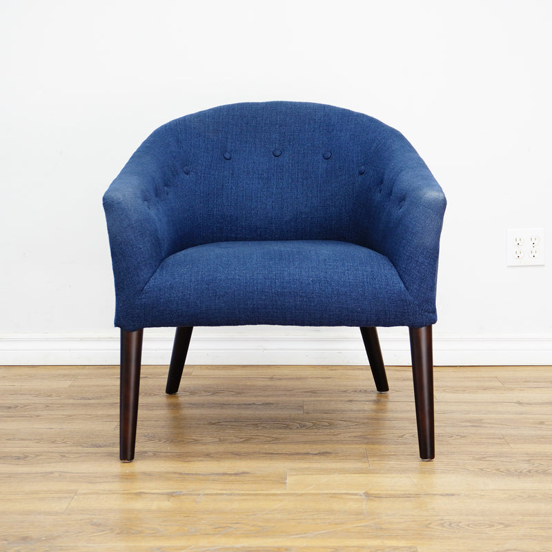 Blue Denim Club Armchair