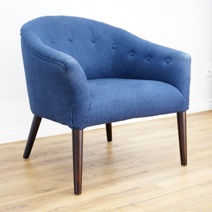 Blue Denim Club Armchair