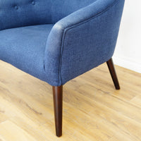 Blue Denim Club Armchair