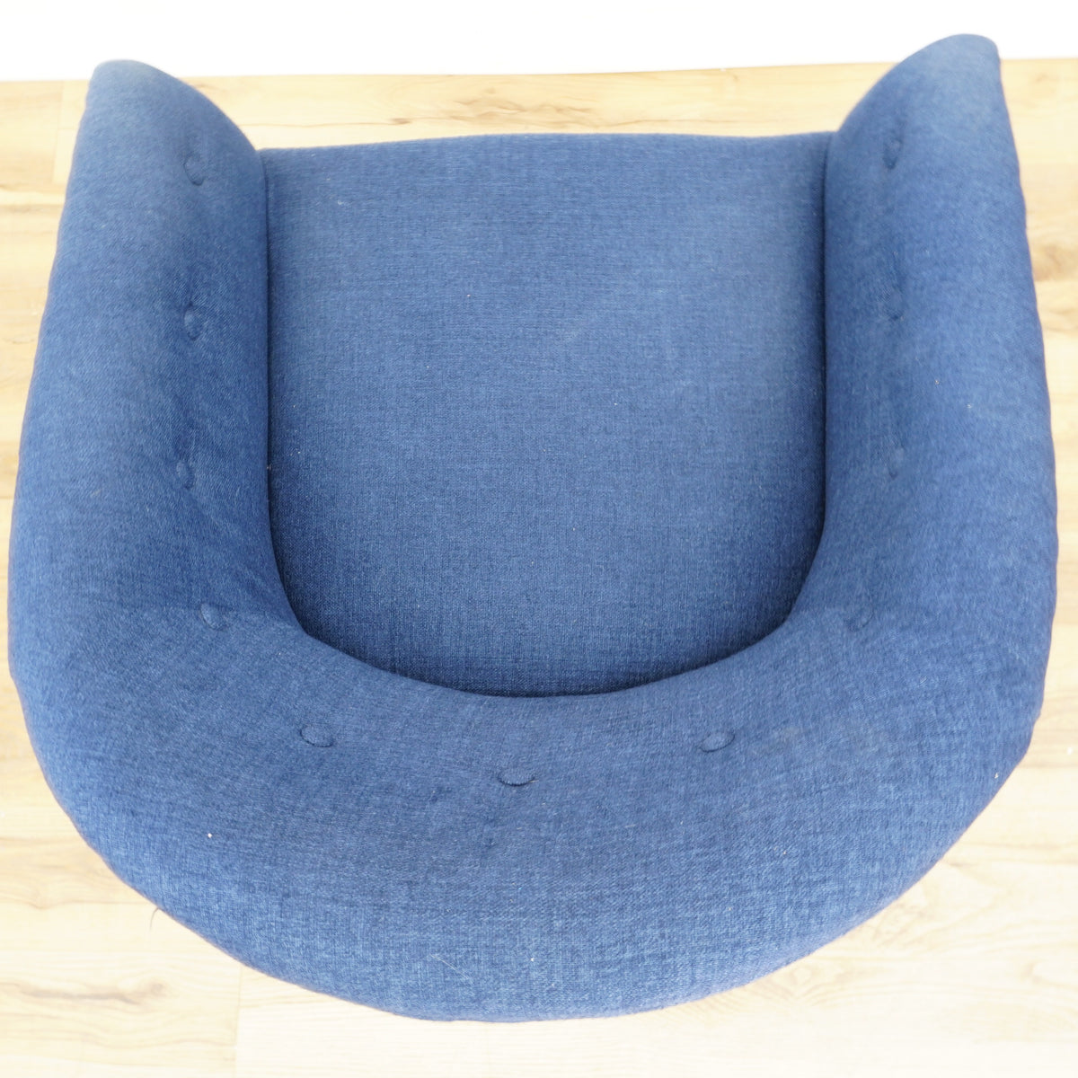 Blue Denim Club Armchair