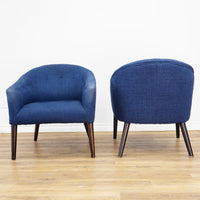 Blue Denim Club Armchair