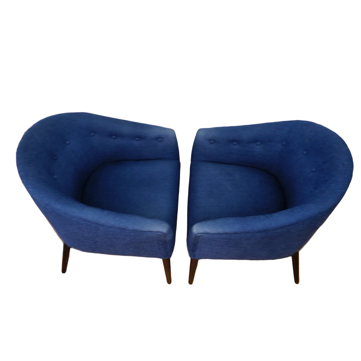 Blue Denim Club Armchair