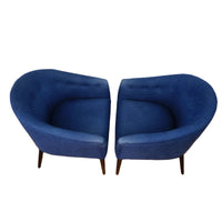 Blue Denim Club Armchair