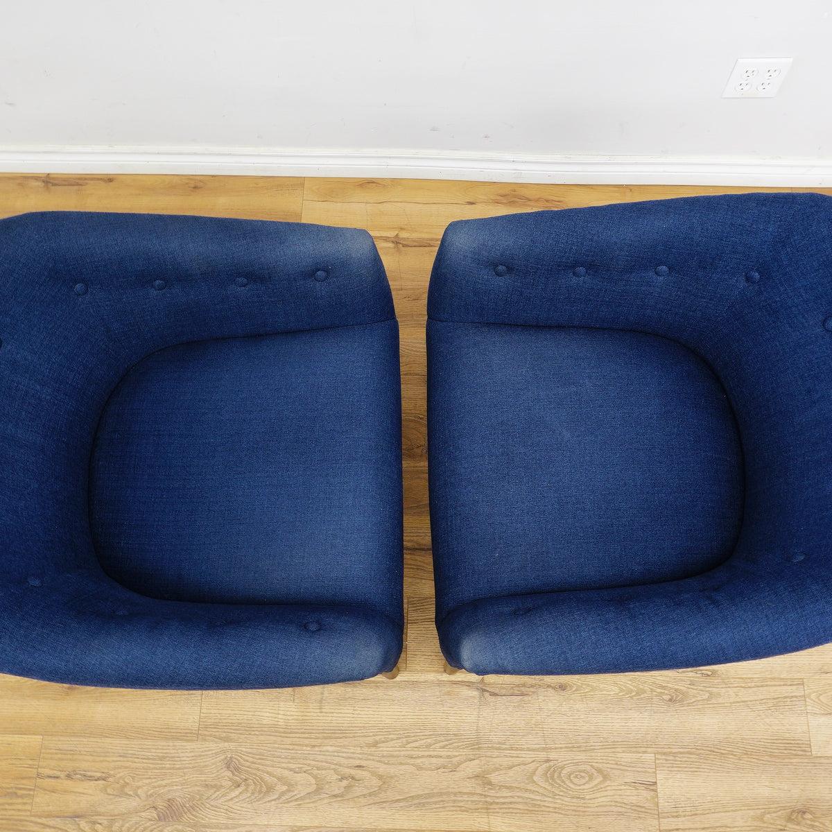 Blue Denim Club Armchair