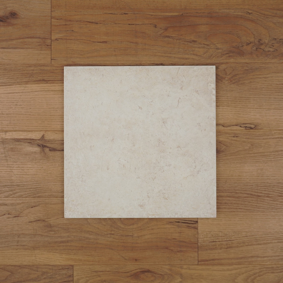 13 x 13-inch Pietra Luna Ceramic Tiles in Light Beige - 11pcs (12.91 sq ft/box)