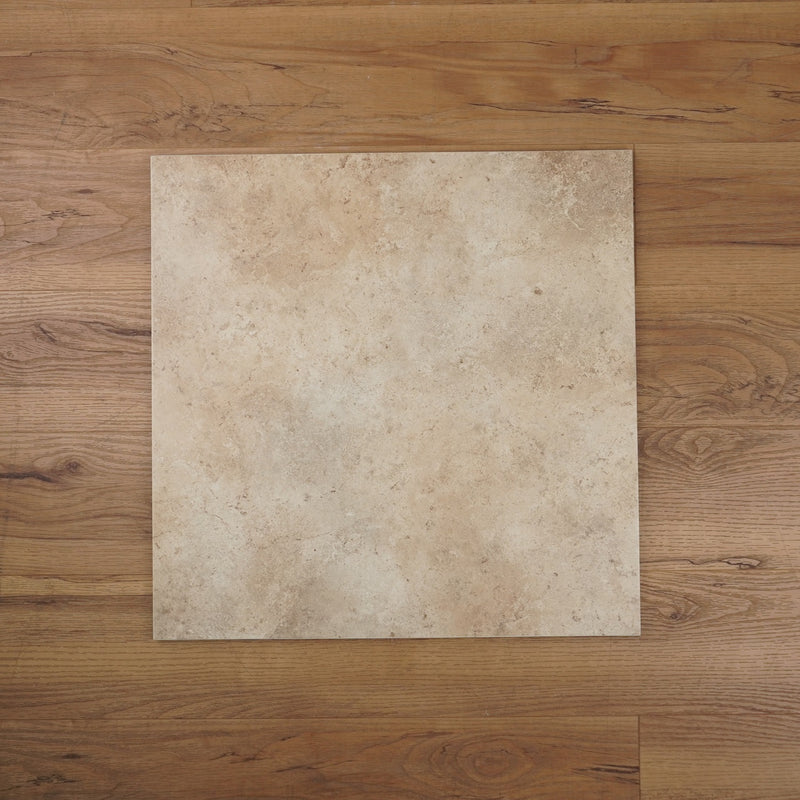 20 x 20-inch Dallas Ceramic Tiles in Beige - 6pcs (16.67 sq ft/box)